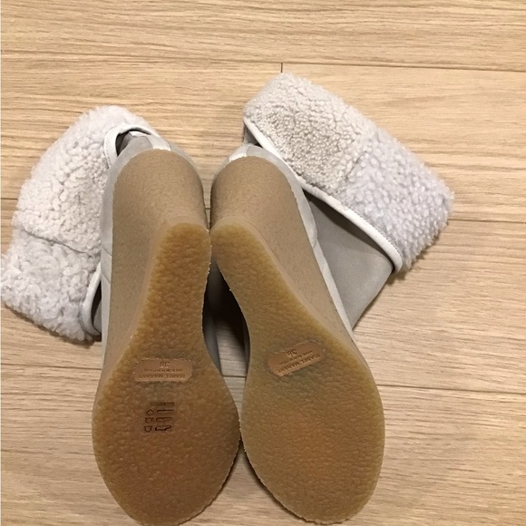 NEW Isabel Marant shearling wedge boots size 38 - Picture 7 of 7